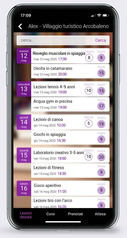 App villaggi turistici